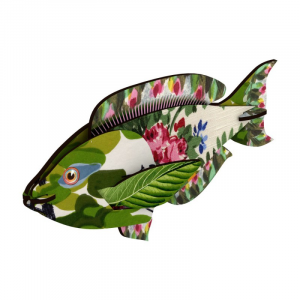 Pesce S decorativo da appoggio o da parete Seaweed joke Miho