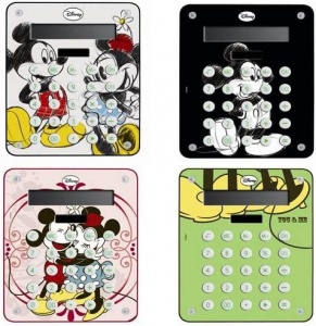 Niji Calcolatrice Disney Vintage 12 Cifre 8X12Cm 1Pz