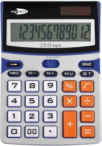 Niji Calcolatrice Elettronica Da Tavolo 12 Cifre 9,5X13,5