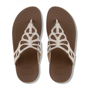 Fitflop - BUMBLE CRYSTAL TOE POST GOLD es