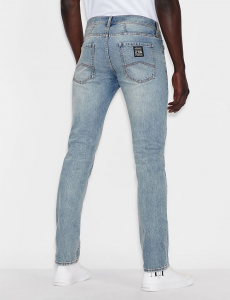 Jeans uomo ARMANI EXCHANGE J13 slim fit con logo Icon Period
