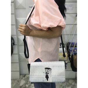 Shoulder bag with strap Merinda Art Line Woman