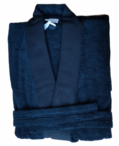 Accappatoio spugna uomo Kimono bagno accessori LIU JO fascia in Cotone applicata NS/L/LB001
