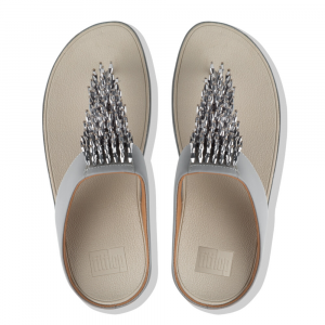 Fitflop - RUMBA TM TOE-THONG SANDALS CRYSTAL DOVE BLUE es