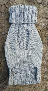 MAGLIONCINO invernale in lana colore grigio taglia 24