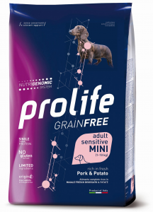 GRAIN FREE ADULT SENSITIVE PORK & POTATO MINI 600g / 2kg