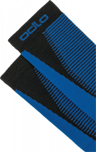 Odlo - SOCKS OVER THE CALF MUSCLE FORCE ACTIVE BLACK   DIRECTOIRE BLUE