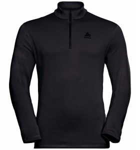 Odlo - MID LAYER 1/2 ZIP BERRA BLACK