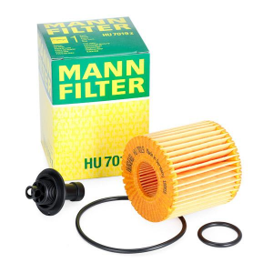 MANN FILTER | Filtro olio HU7019z con guarnizione, cartuccia filtro