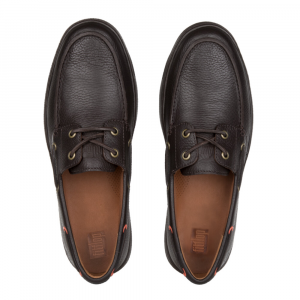 Fitflop - LAWRENCE BOAT SHOES CHOCOLATE CO