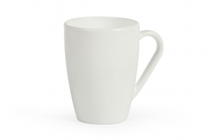 Tazza mug in vetro opale bianco cl 32