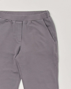 Pantaloni grigio in jersey di cotone stretch 36-38