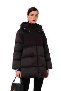 Padded Down Jacket with Removable Hood