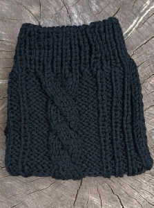  MAGLIONCINO nero invernale di lana taglia 30