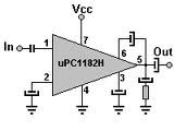 UPC1182 5.8W POWER AMPLIFIER 7P