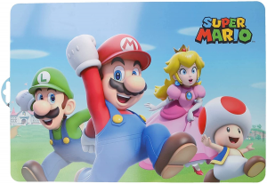 Borraccia in allumino con portamerenda e tovaglietta Super Mario-2