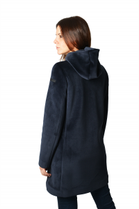 Blue velvet coat