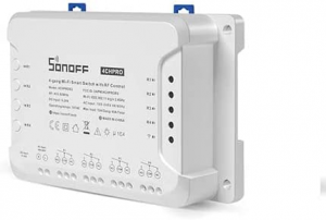 Interruttore connesso WiFi e 433 Mhz 4 canali - Sonoff