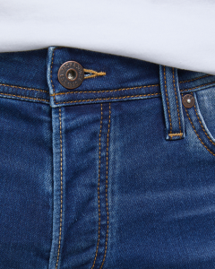 Jeans Glenn slim fit in cotone stretch lavaggio medio stone washed
