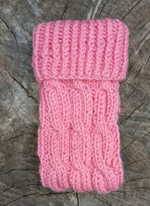 MAGLIONCINO rosa invernale di lana taglia 27