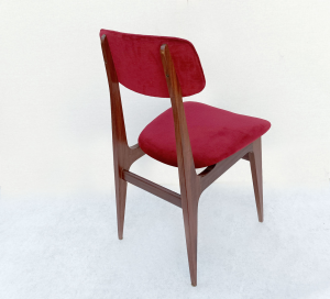 Set di sei sedie vintage scandinave