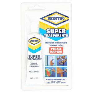 Bostik - Supertrasparente blister 50gr