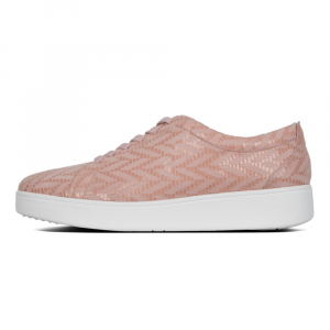 Fitflop - RALLY CHEVRON SNEAKERS OLYSTER PINK
