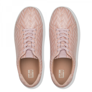 Fitflop - RALLY CHEVRON SNEAKERS OLYSTER PINK