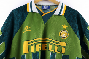 1995-96 Inter Maglia Away Umbro Pirelli L (Top)