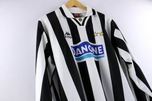 1994-95 Juventus Maglia Kappa Match Worn #2 Ferrara XL