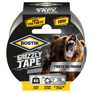 Bostik - Grizzly Tape grigio 10mt x 50mm