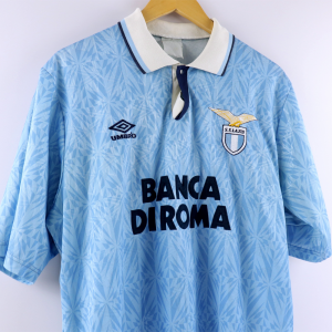 1992-93 Lazio Maglia Match Worn #12 Amichevole Umbro XL