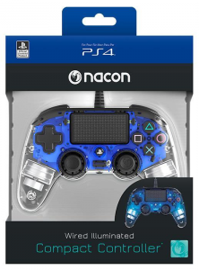 NACON PS4 WIRED CONTROLLER LIGHT ED. BLU