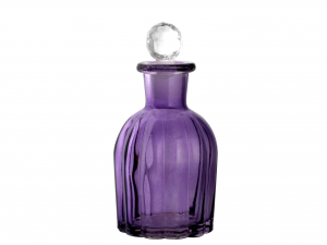 Bottiglia bagno Sfera viola h 16 cm