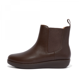 Fitflop - SUMI LEATHER CHELSEA BOOTS CHOCOLATE BROWN