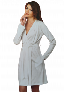 Vestaglia donna lunga invernale sciallata 100% Caldo cotone da camera Manam 8203