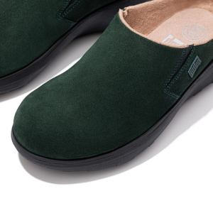 Fitflop - LOAFF SUEDE CLOGS RACING GREEN