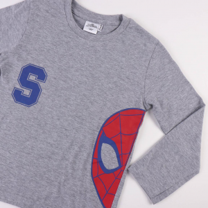 Tuta Spiderman con maglietta da 2 a 6 anni con interno felpato