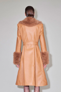 Penelope Faux Leather Coat