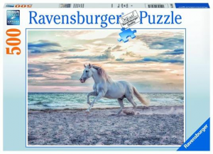 Ravensburger - Puzzle Cavallo sulla Spiaggia 500 Pezzi 