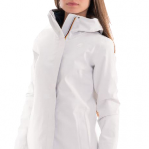 Cappotto K-WAY Stephy Bonded K41157W Bianco A56 -A.3
