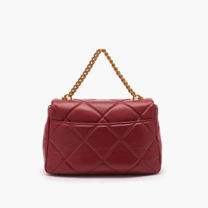 Borsa Logos Big Stephy Hand Bag Leather rosso La Carrie