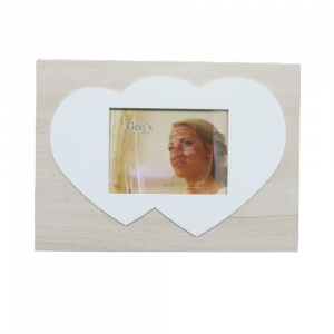Geo's cornice portafoto rettangolare legno cuori