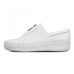 Fitflop - NEW ZIP SNEAKER LEATHER URBAN WHITE