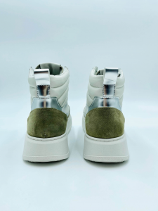 Sneakers Combi Kaki verde e bianca GIO+