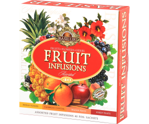 Scatola Lux Fruit Infusion 40 filtri di infusi alla frutta - Basilur