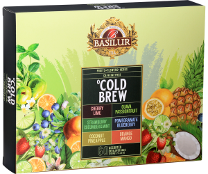 Scatola Cold Brew Fruit Infusion 60 filtri di infusi alla frutta - Basilur