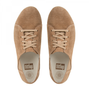 Fitflop - F-SPORTY TM LACE UP SNEAKER (PERF) SOFT BROWN