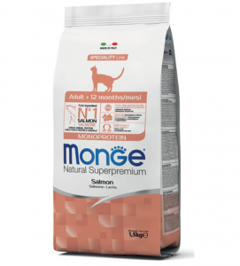 Monge Cat - Natural Superpremium - Adult - Salmone - 1.5 kg