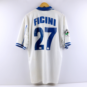 1997-98 Empoli Maglia #27 Ficini Match Worn Errea XXL